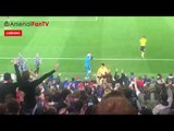 Arsenal Players Thank The Travelling Gooners At Middlesbrough!