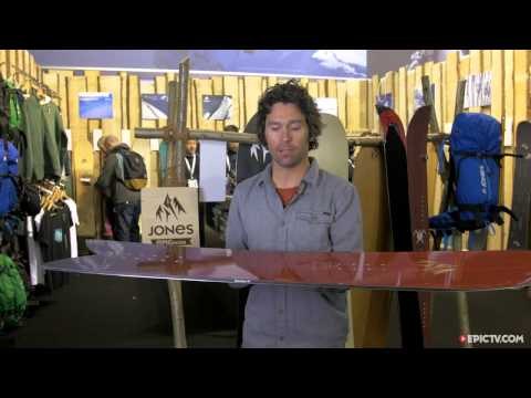 Jeremy Jones Shows Off His Funky New Powder Surfboard - ISPO 2015 | Epic TV Gear Geek