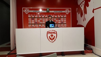 Vincent Hognon après la défaite de l'ASNL face au Paris FC : "Il est temps de passer à 2018 !"