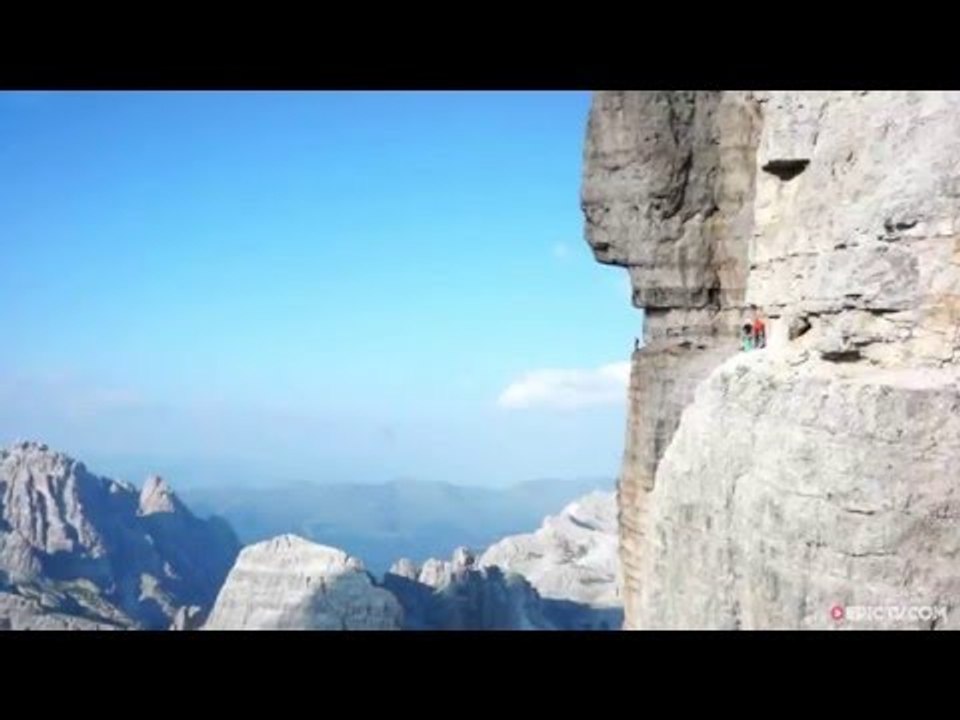 Climbing Italy’s Toughest North Face… And Then Jumping Off!