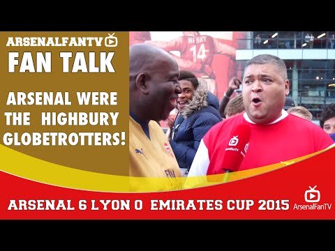 Arsenal were the Highbury Globetrotters! | Arsenal 6 Lyon 0 | Emirates Cup.