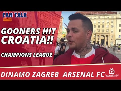 Gooners Hit Croatia!! | Dinamo Zagreb v Arsenal | Champions League