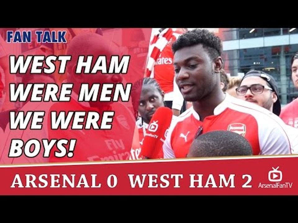 West Ham Were Men We Were Boys!  | Arsenal 0 West Ham 2