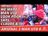 We Made Man Utd Look Poor says Claude & TY | Arsenal 3 Man Utd 0