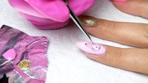 Efekt chromu na mokro  - - Efekt złota na paznokciach w różowych kolorach-End6XepZMwI