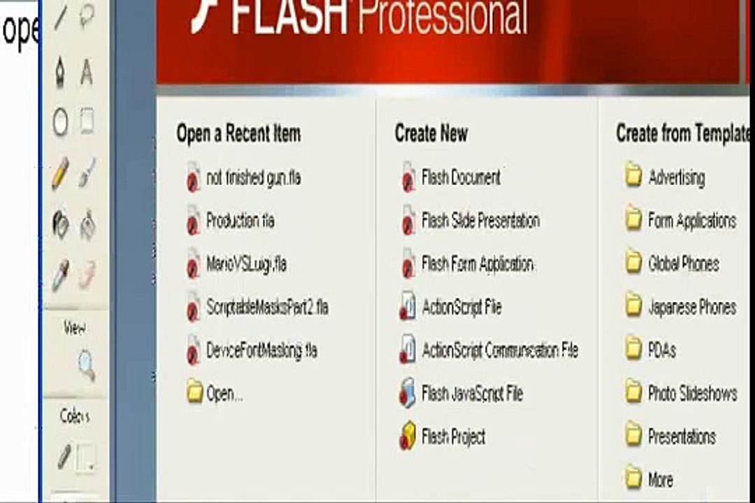 How to make a Advanced Shooting game with Flash 8 part 1