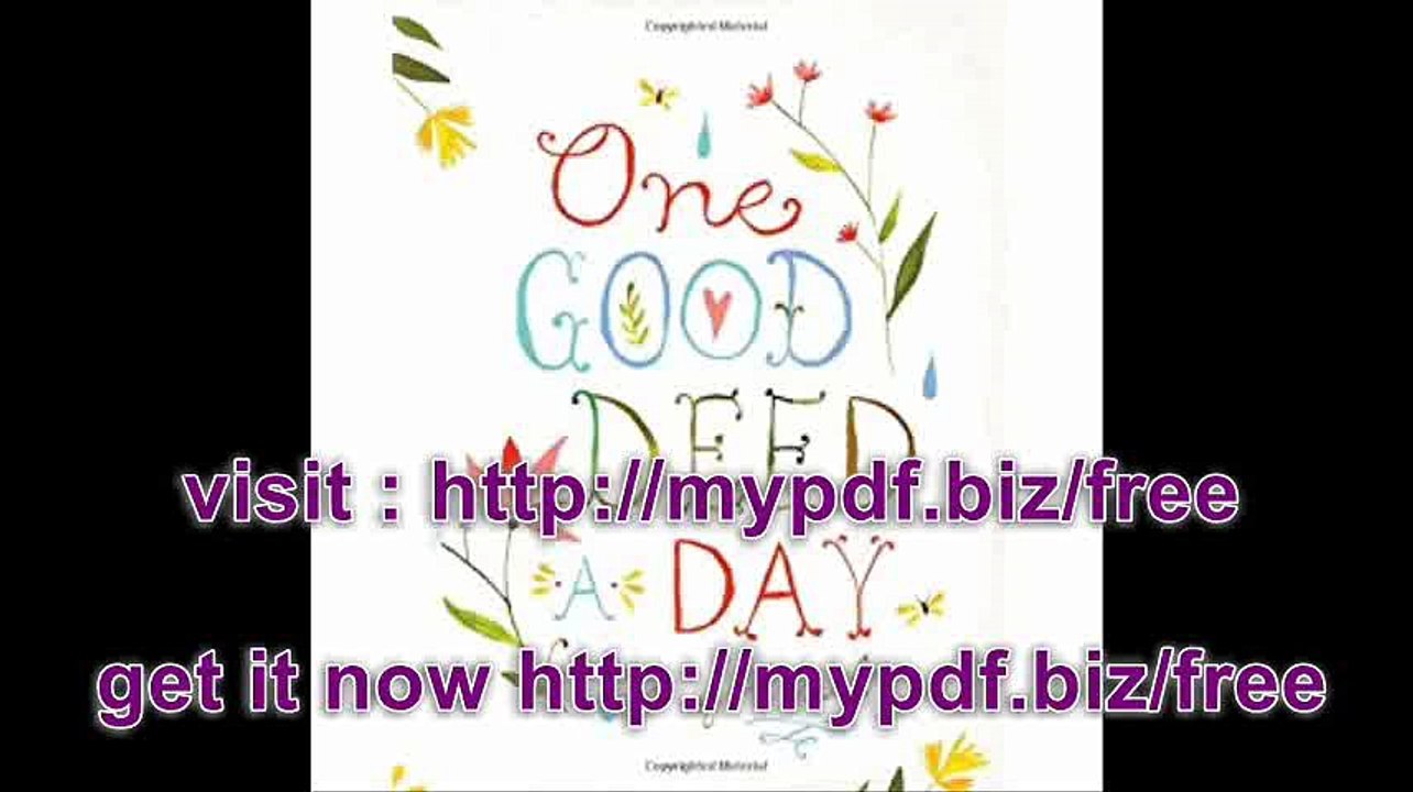 One Good Deed a Day
