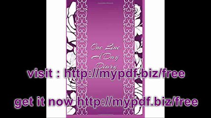 One Line A Day Diary 5 Years Of Memories, Blank Date No Month, 6 x 9, 365 Lined Pages