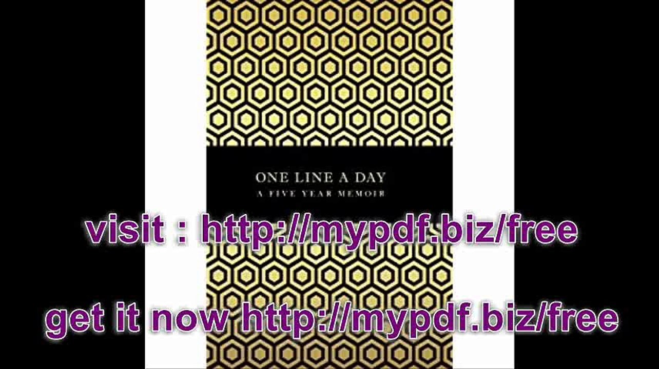 One Line a Day Journal A Five Year Memoir 6x9 Lined Diary, Black and Gold (Journals, Notebooks and Diaries)