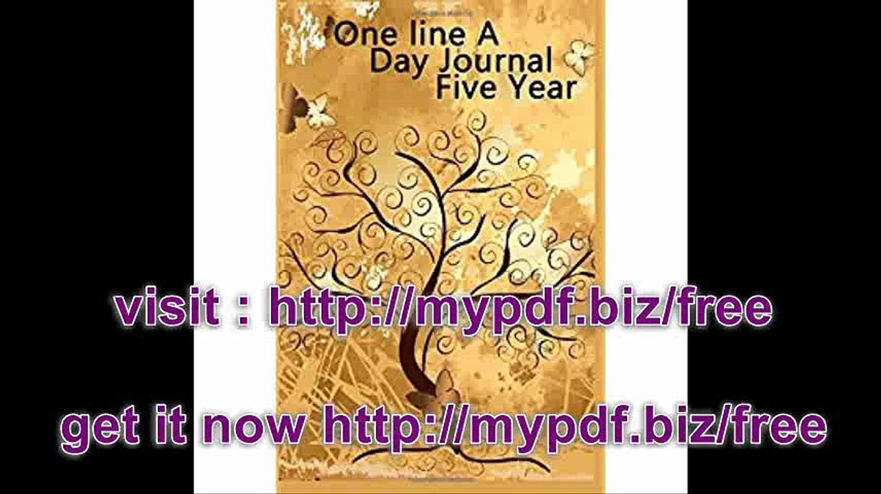 One Line A Day Journal Five Year 5 Years Of Memories, Blank Date No Month, 6 x 9, 365 Lined Pages
