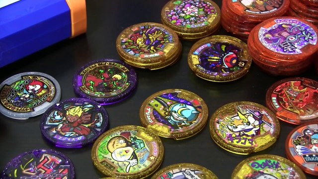 妖怪ウォッチ DX妖怪ブラスターにエンマ大王メダルセットオン！【レア特集】レジェンド_福吉メダル他 Yo-kai Watch-A_SppWeMN0c