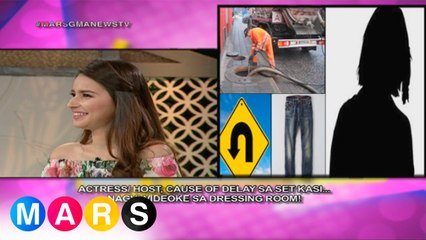 Mars Mashadow: Actress/host, cause of delay sa set dahil inuna ang pagvi-videoke sa dressing room!