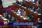 Congreso aprobó pedido de vacancia contra presidente Kuczynski