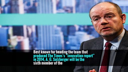 A.G. Sulzberger, 37, to Take Over as New York Times Publisher