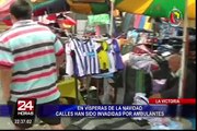 La Victoria: caos e inseguridad en Gamarra a pocos días de Navidad