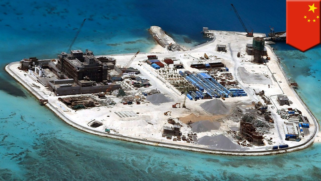 China keeps on developing bases in the South China Sea