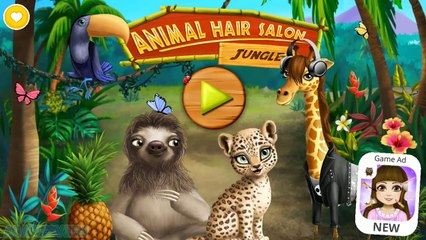 Fun Animal Care Kids Games - Jungle Animal Hair Salon - Bath, Makeup, Dress Up, Fun Children Games-K_qa77azbcU