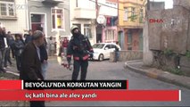Beyoğlu'nda korkutan yangın