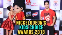 Varun Dhawan & Alia Bhatt At Nickelodeon’s Kids Choice Awards 2018