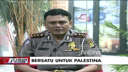 Polda Metro Jaya Melakukan Persiapan Untuk Aksi Bela Palestina di Monas