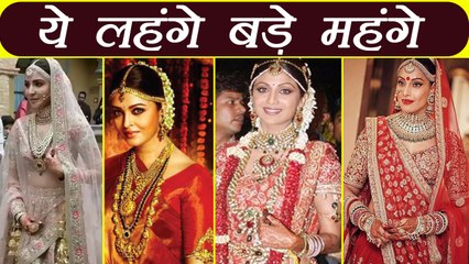 Aishwarya to Anushka: बॉलीवुड के अब तक के सबसे महंगे लहंगे | Wedding Lehengas | Boldsky