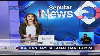 30 Menit Terperangkap Reruntuhan Bangunan, Seorang Ibu dan Bayi Akhirnya Selamat
