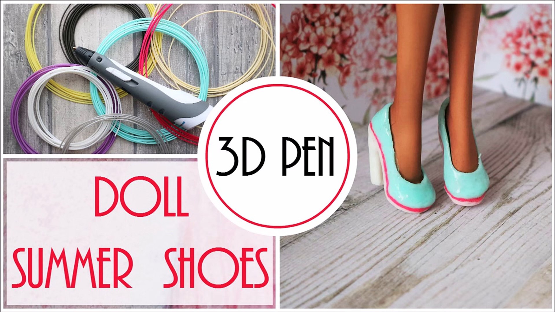 3d Pen Doll Shoes How To Easy _ Monster High Barbie _ Handmade DIY Craft  Tutorial - video Dailymotion