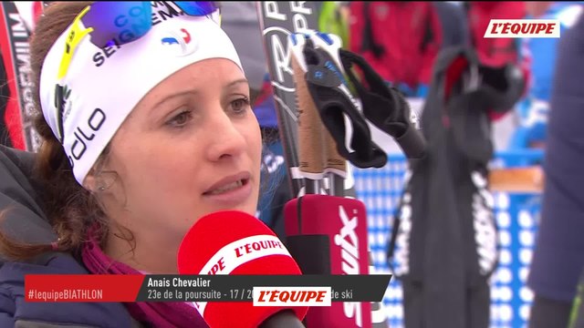 Biathlon - CM (F) - Le Grand Bornand : Anaïs Chevalier «Frustrée»