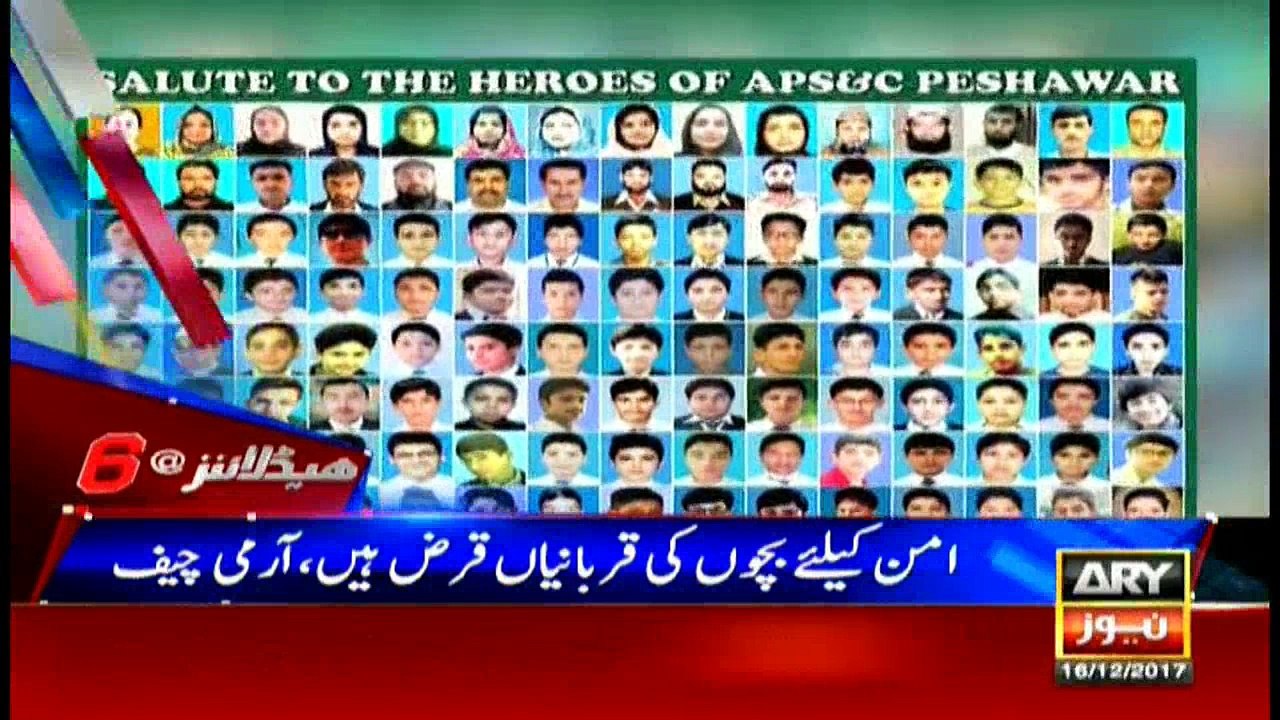 Headlines 1800 16th December 2017