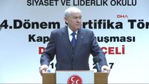 Bahçeli MHP Siyaset ve Liderlik Okulunun Sertifika Törenine Katıldı