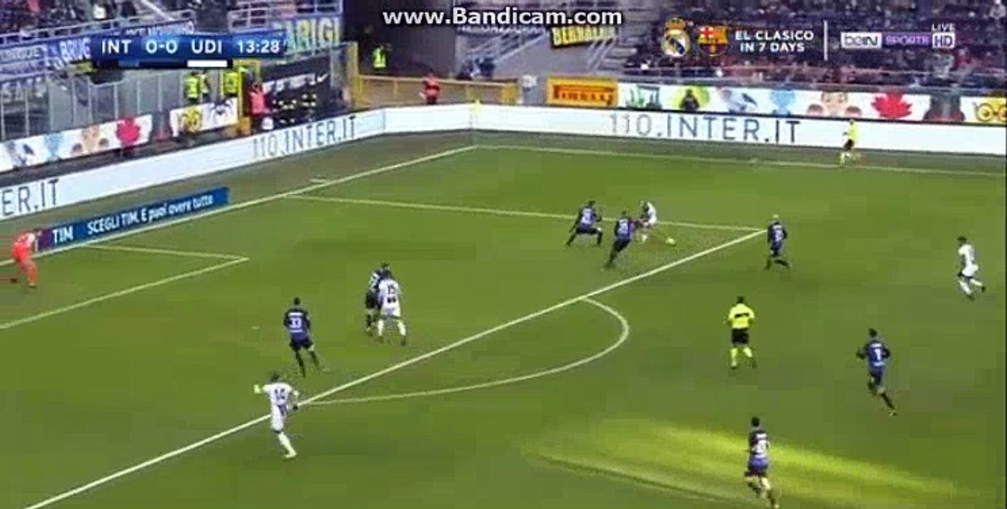 Kevin Lasagna Goal HD - Inter 0-1 Udinese 16.12.2017