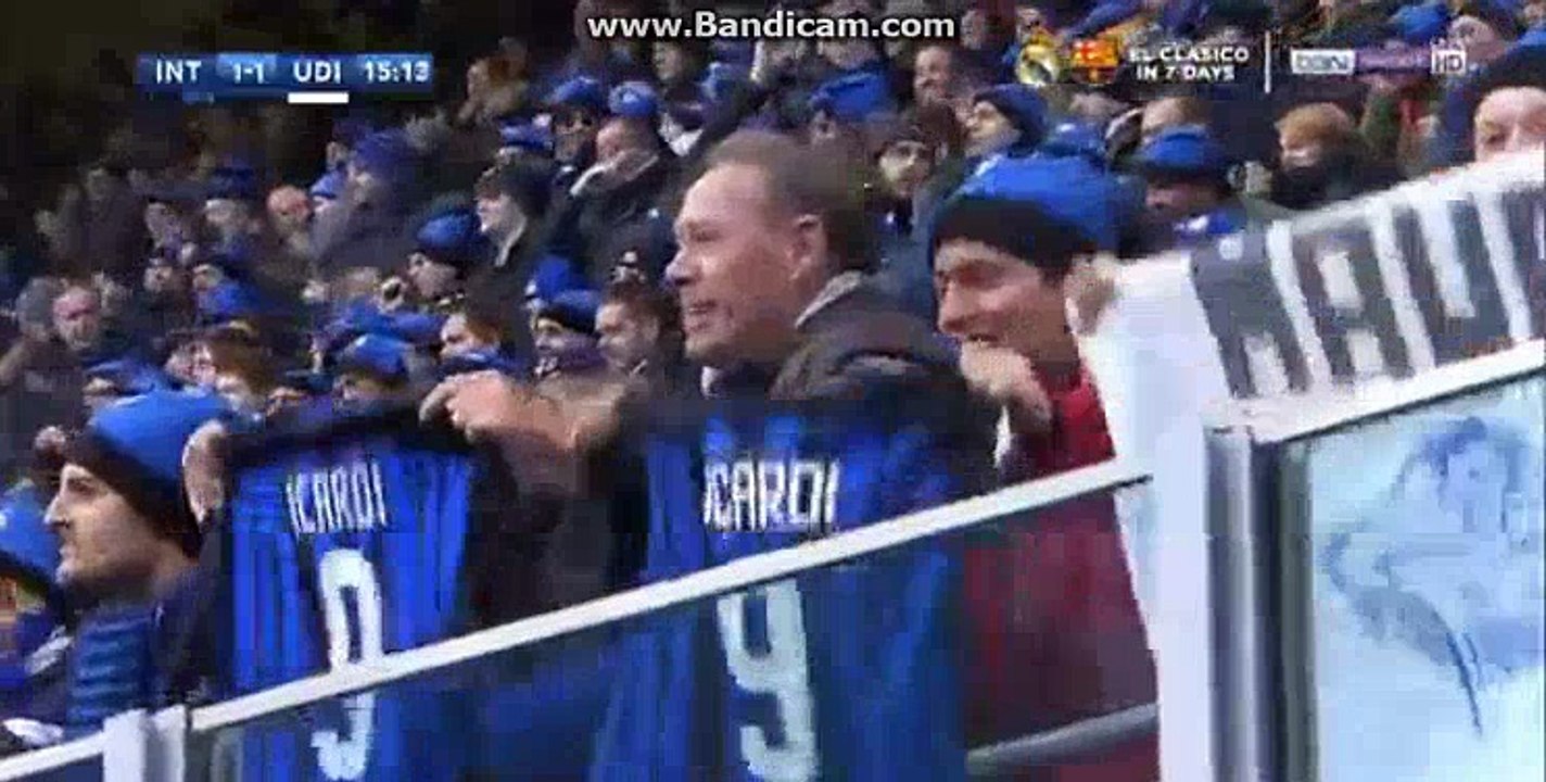 Mauro Icardi Goal HD - Inter 1-1 Udinese 16.12.2017