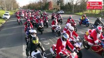 VIDEO. Poitiers. Balade des pères Noël motards
