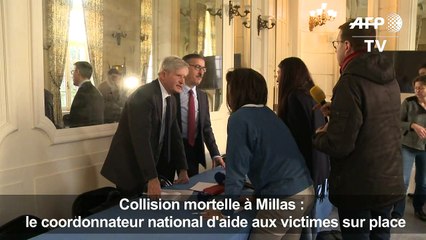Accident à Millas: le coordonnateur national à Perpignan
