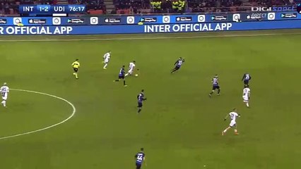 Antonin Barak Goal - Inter Milan 1-3 Udinese 16-12-2017