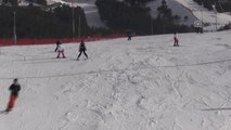 Palandöken'de Kayak Yoğunluğu