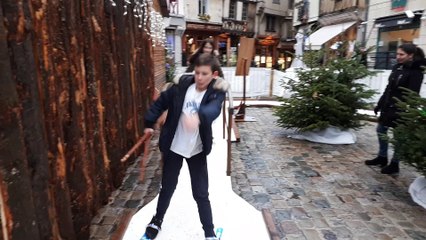 Vidéo ski de fond Semur-en-Auxois