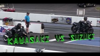 Kawasaki Vs Suzuki Hayabusa piques ,Motos deportivas, acelerar moto, carrera de motos