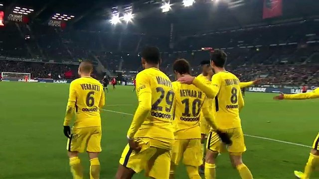 Neymar Goal HD Stade Rennais 1-4 Paris Saint-Germain 16.12.2017