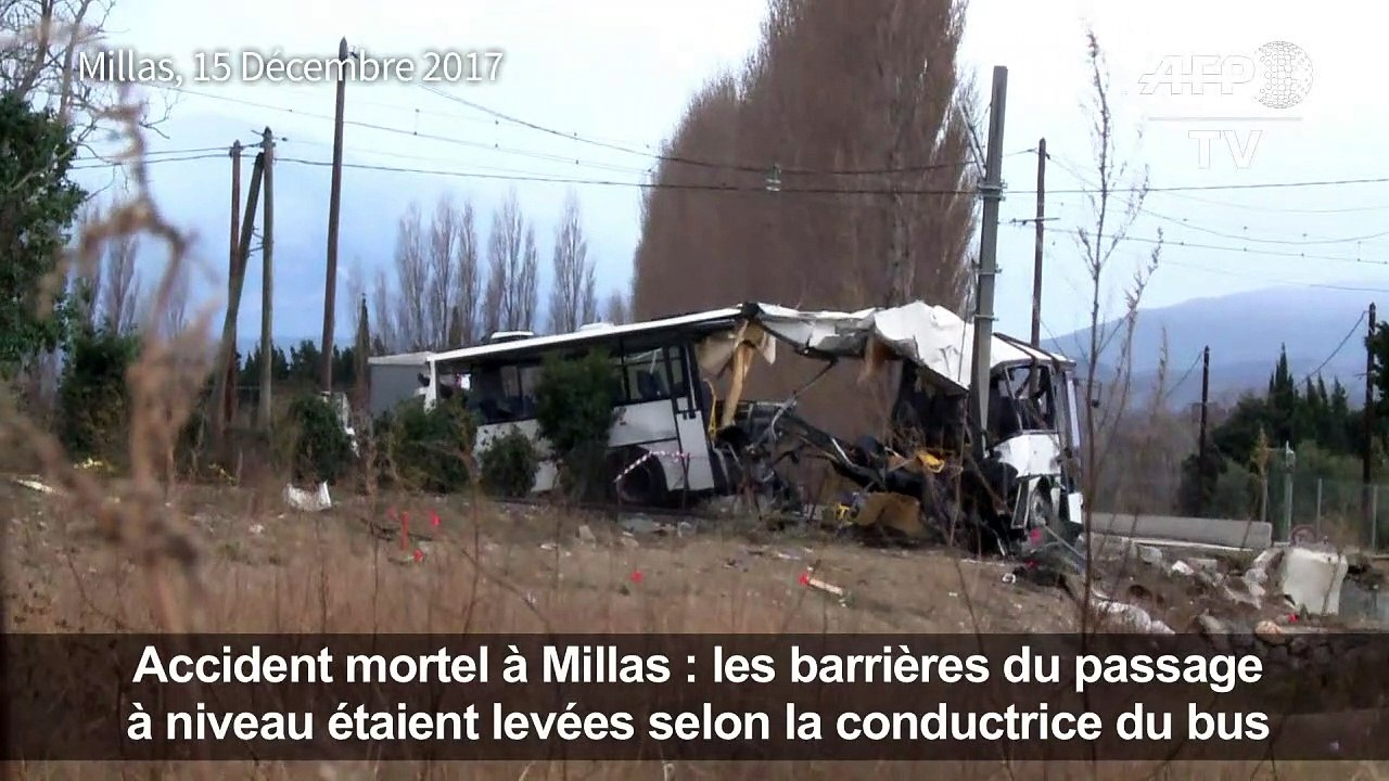 Millas: Les barrières "levées" selon la conductrice du bus