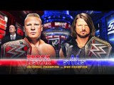 Brock Lesnar vs. AJ Styles full match || Survivor Series 2017