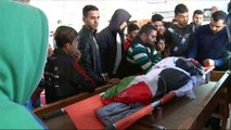 Funeral of Palestinian amputee killed by Israeli fire