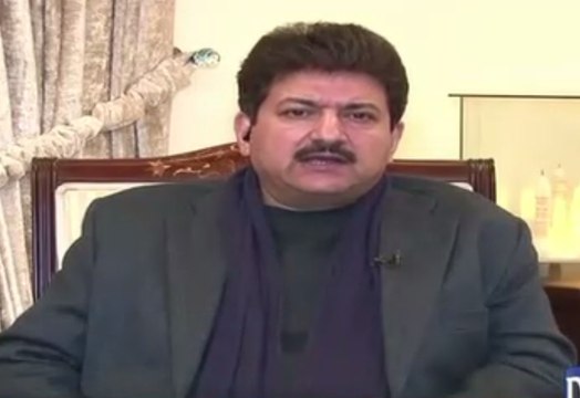 Why don't you give a notice of contempt of court to Maryam Nawaz, Danyal Aziz & other PMLN leaders? Hamid Mir question t