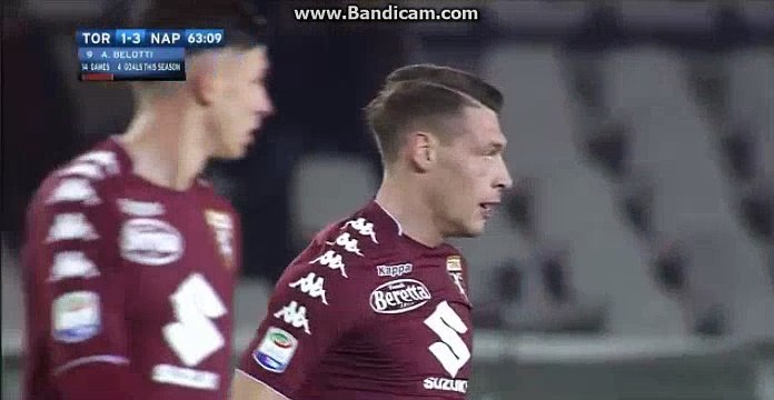 Andrea Belotti Goal - Torino 1-3 Napoli