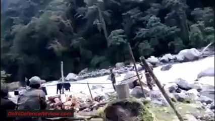 Dhruv ALH of the Army Aviation Corps taking off, post recovery of CASEVAC