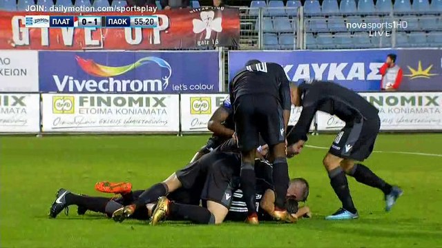 Stelios Malezas Goal HD - Platanias FC 0 - 1 PAOK - 16.12.2017 (Full Replay)
