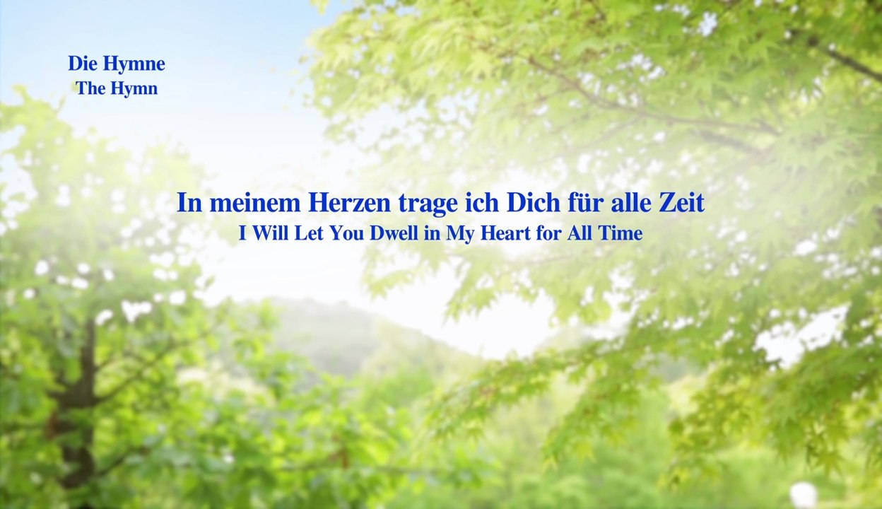 Christliche Lieder | In meinem Herzen trage ich Dich für alle Zeit
