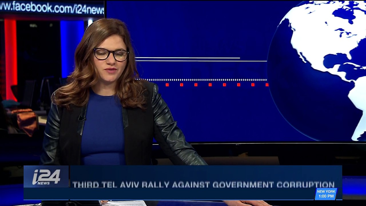 i24NEWS DESK | Third Tel Aviv rally against goverment corruption | Saturday, December 16th 2017