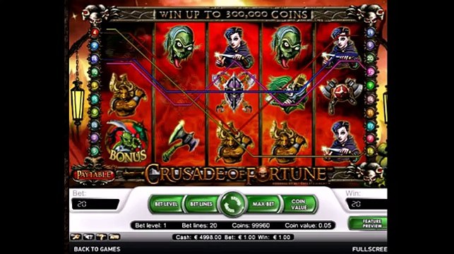 Игровой аппарат Crusade of fortune от казино Вулкан